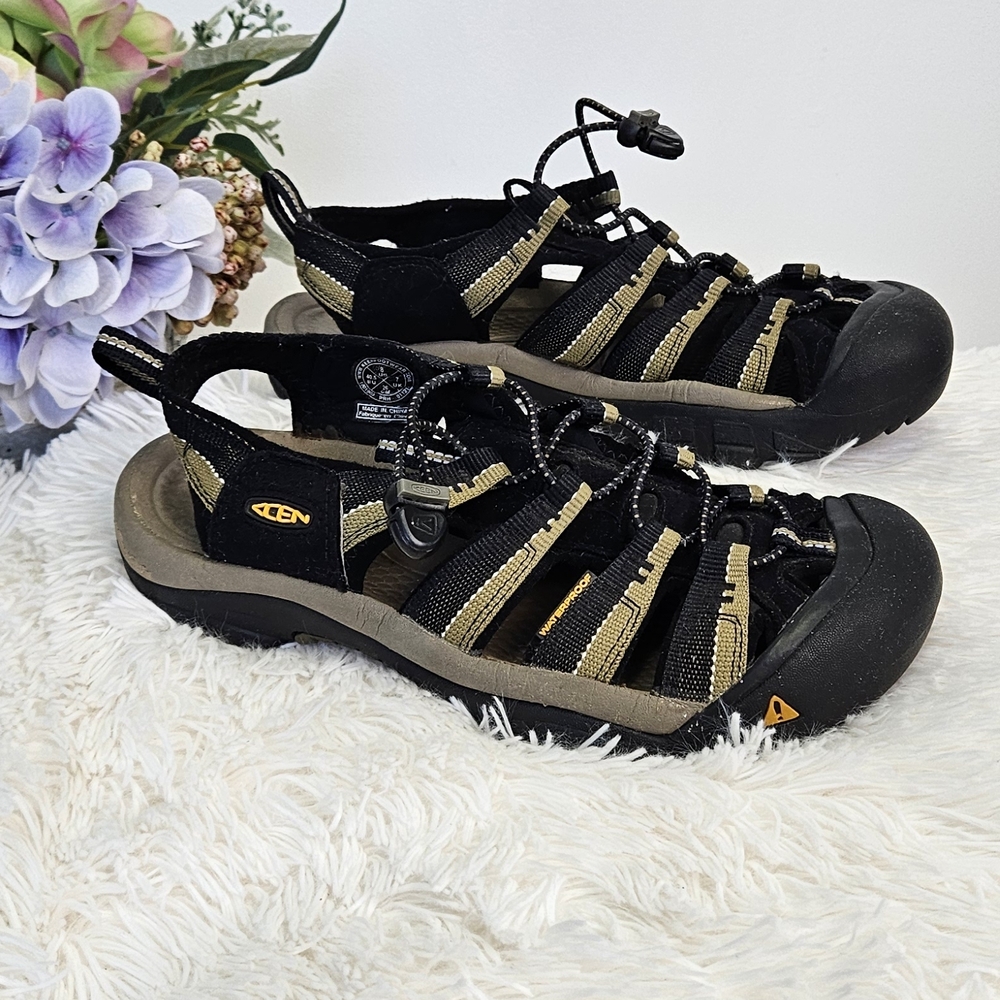 Keen Black and Tan Sandals
